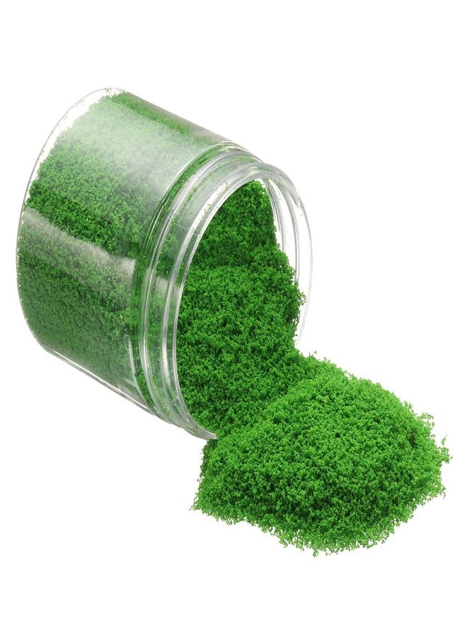 CoCud Model Grass Terrain Powder, 185ml Capacity, Fake Miniature Flower Grass Tree Sponge Green - (Applications: DIY Dollhouse Fairy Garden Model Railway Landscape) - Image 1